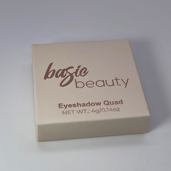 NIB BASIC BEAUTY Hot Cocoa Bomb Eyeshadow Quad - Picture 2 of 3